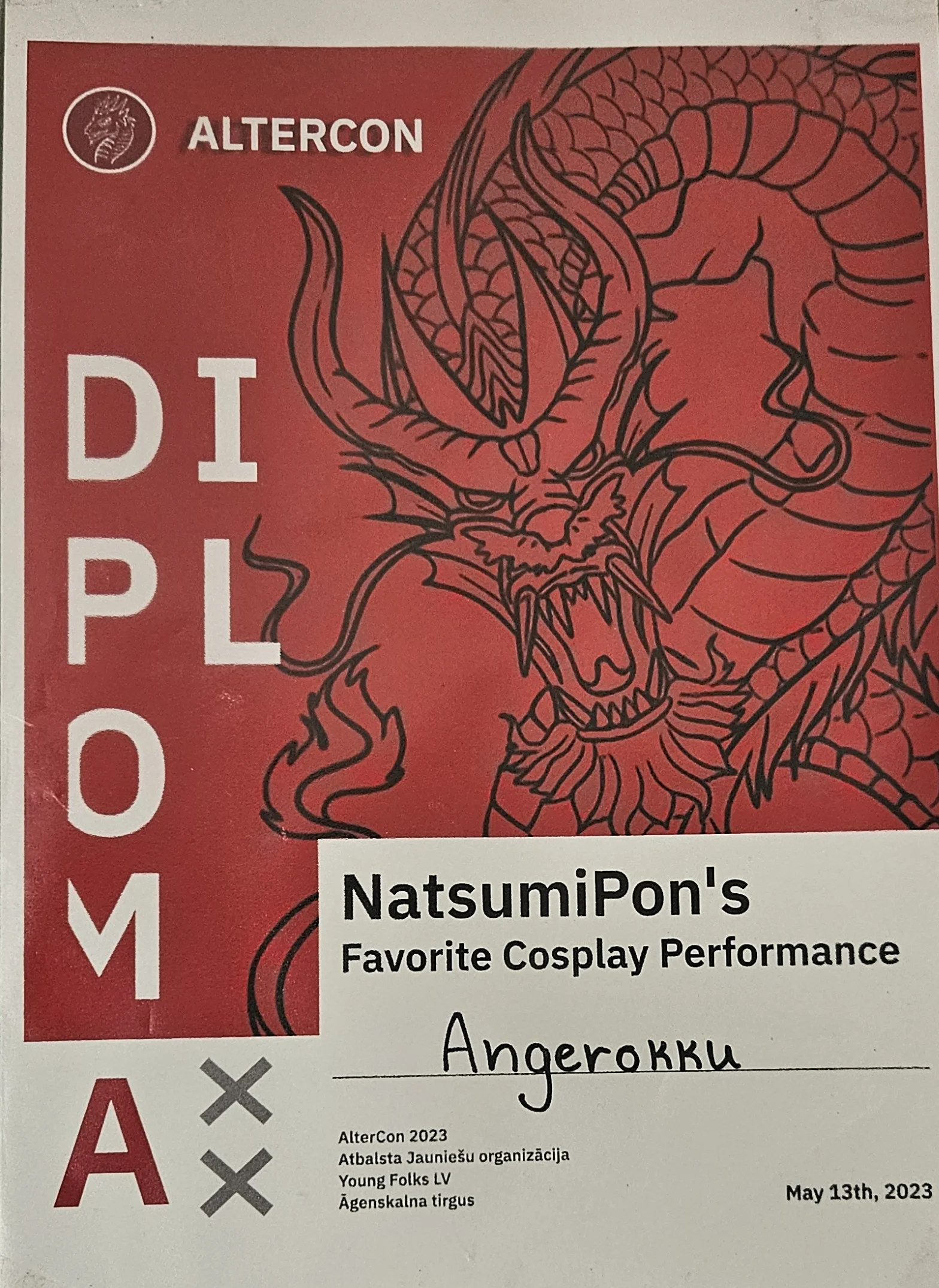 AlterCon 13 May reward